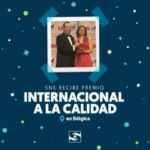 SNS recibe premio a la calidad International Diamond Prize for Excellence in Quality 2023
