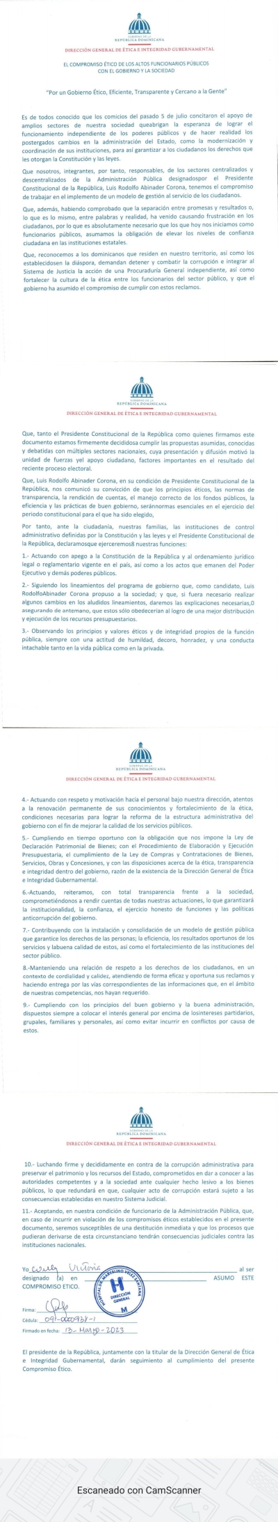 Compromiso &Eacute;tico